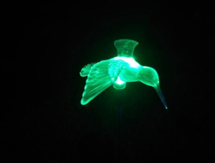 ezy2find Solar Garden Light Bird Led solar garden light, changing color in the water impermeable outer dragonfly / butterfly / bird road to garden solar led lawn lamp decoration