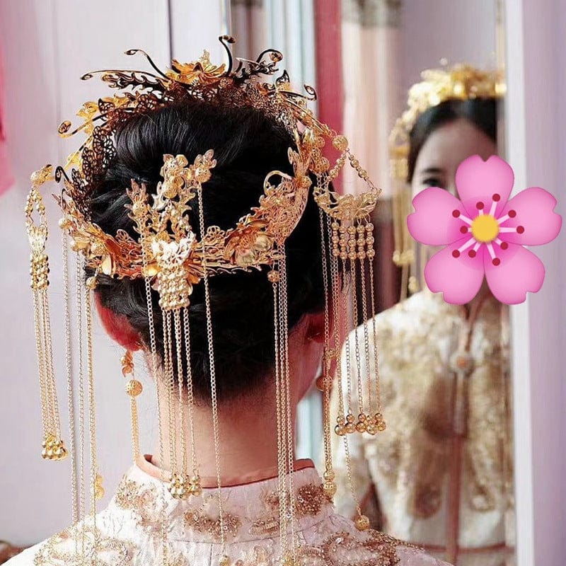 Tassel Suit Wedding Cheongsam Show And Hair Accessories