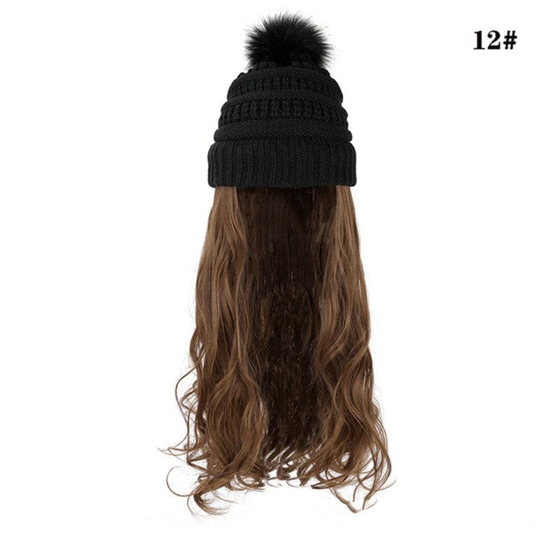 One-piece Wig Ful Set Fashion Big Wave Wig Head