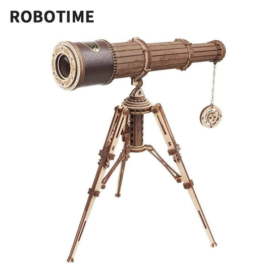 eszy2find 3D puzzle default Robotime ROKR Monocular Telescope 3D Wooden Puzzle Game Assembly Toys for Children Teens Adult Birthday Christmas Gift