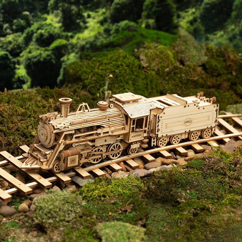 eszy2find 3D wooden Puzzles Robotime ROKR Train Model 3D Wooden Puzzle