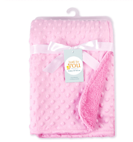 eszy2find baby blankets Pink / 102x76cm Polar Dot Baby Blanket Blanket Newborn Baby Swaddle Wrap Envelope Bebe Wrap Newborn Baby Bedding Blanket