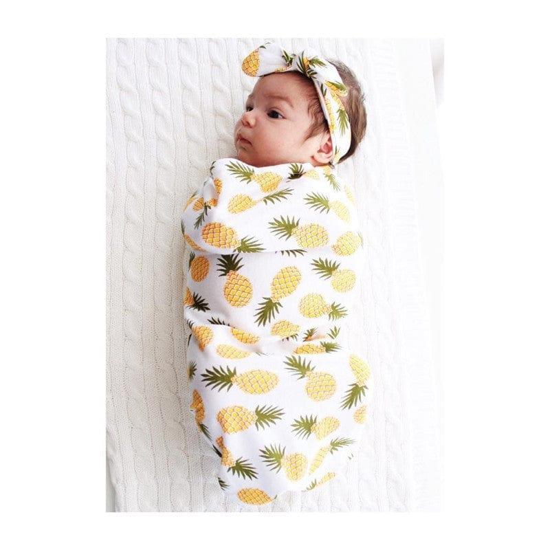 eszy2find baby rap and blankets Pineapple / 80x80cm Baby wraps and blankets