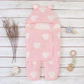 eszy2find Baby sleeping bag blanket Pink Newborn Solid Color Love Sleeping Bag Blanket Wrapped Baby Sleeping Bag