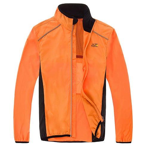 eszy2find Bike Clothing Orange / 2XL Bicycle loose loop riding windbreaker