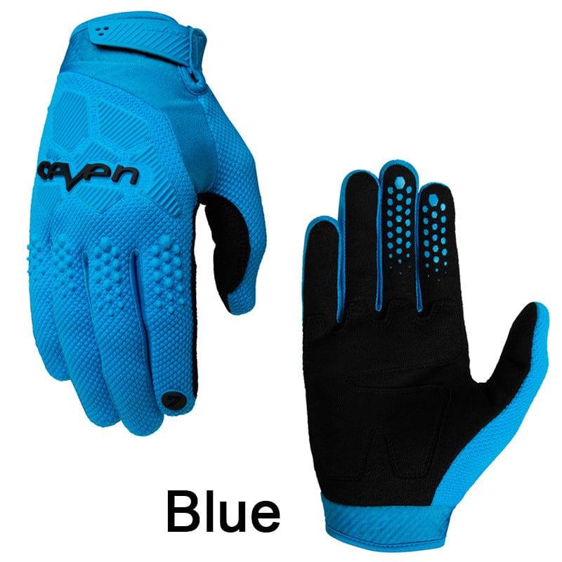 eszy2find Bike Gloves Blue / L Motocross Gloves Cycling Gloves Mountain Bike Gloves