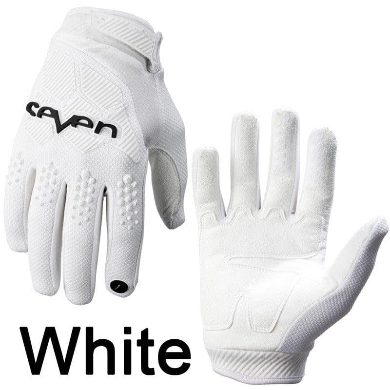 eszy2find Bike Gloves White / S Motocross Gloves Cycling Gloves Mountain Bike Gloves