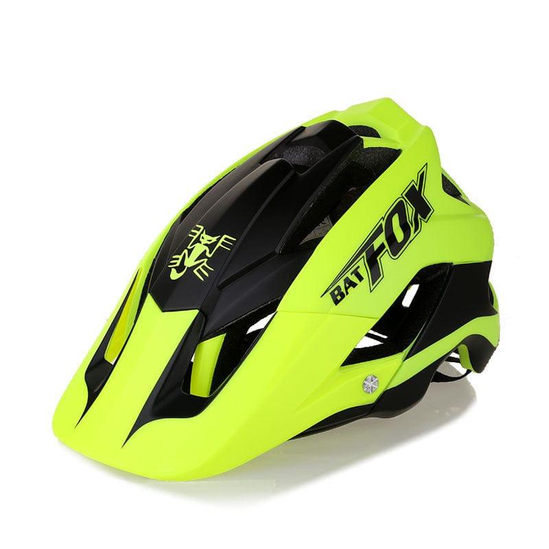 eszy2find Bike Helmet Blackgreen BATFOX bats bicycle helmet mountain bike integrated riding helmet safety helmet -F-659