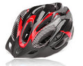 eszy2find Bike Helmet Red / OneSize Carbon Fiber Texture Split Helmet Mountain Bike Hat