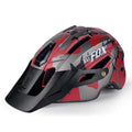 eszy2find Bike Helmet Red / Onesize Manta Raccoon Bicycle Mountain Bike Integrated Riding Helmet