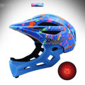 eszy2find Children's Helmets Blue Children's Balance Bike Helmet Riding Cap Full Face Helmet