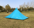 eszy2find cover tent Blue / QIndividual Portable camping pyramid tent single outdoor equipment camping supplies