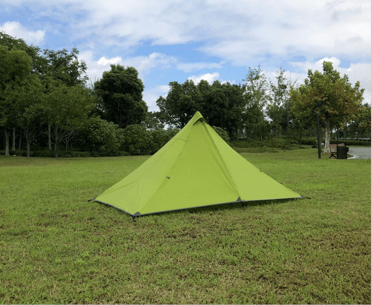 eszy2find cover tent Green / QIndividual Portable camping pyramid tent single outdoor equipment camping supplies