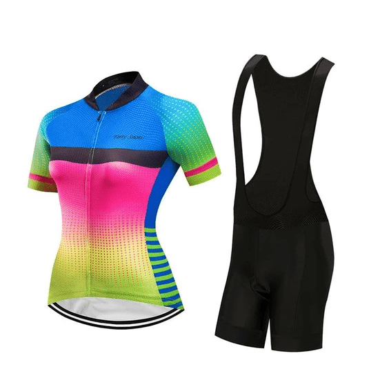 eszy2find Cycling clothing Black / XL Cycling Kit - Flamboyant