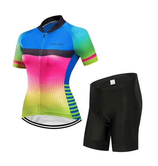 eszy2find Cycling clothing shorts / L Cycling Kit - Flamboyant
