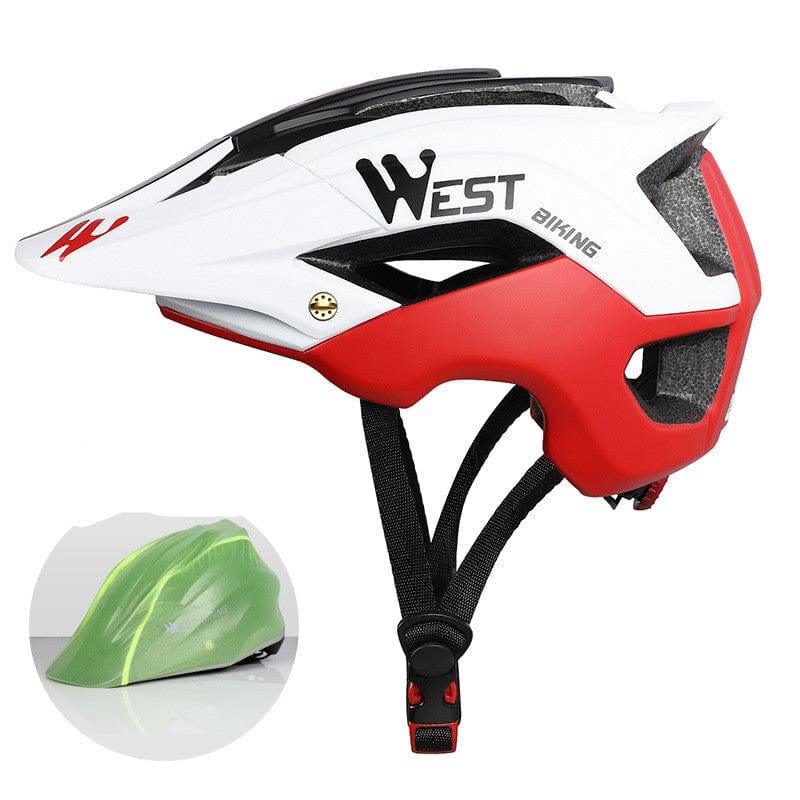 eszy2find Cycling Helmets Whitered / Onesize Cycling Helmets For Men And Women Mountain Bike Helmets Hard Hats Riding