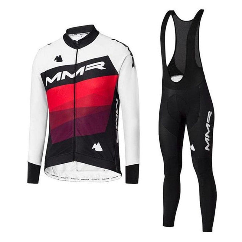 eszy2find Cycling Suit E / 2XL Fleece Long-Sleeved Cycling Suit