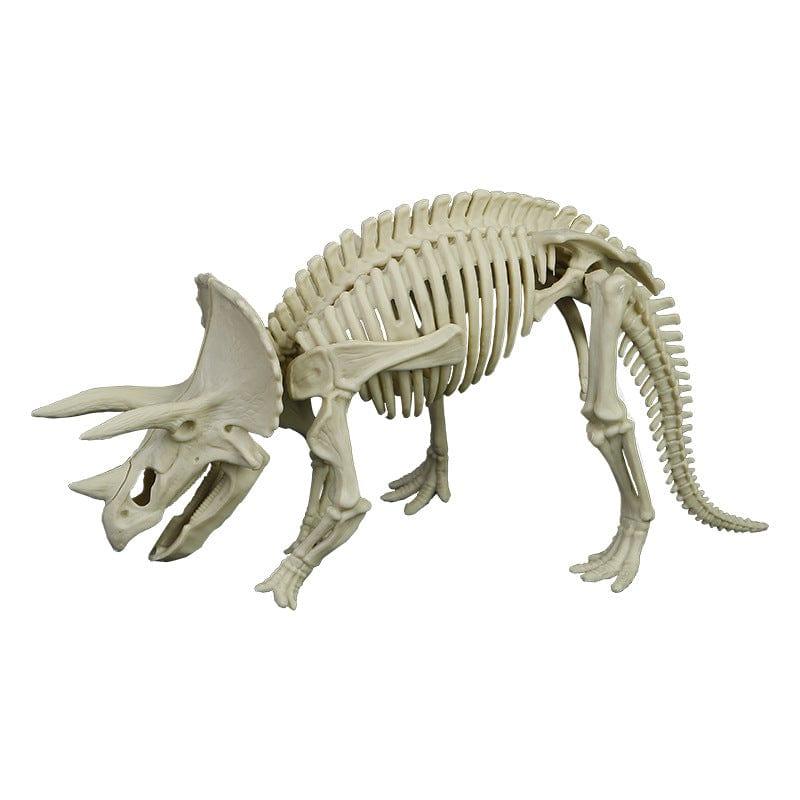 eszy2find educational childrens toy 2Triceratops Lite 9 Assembled Dinosaur Archaeological Excavation Toys