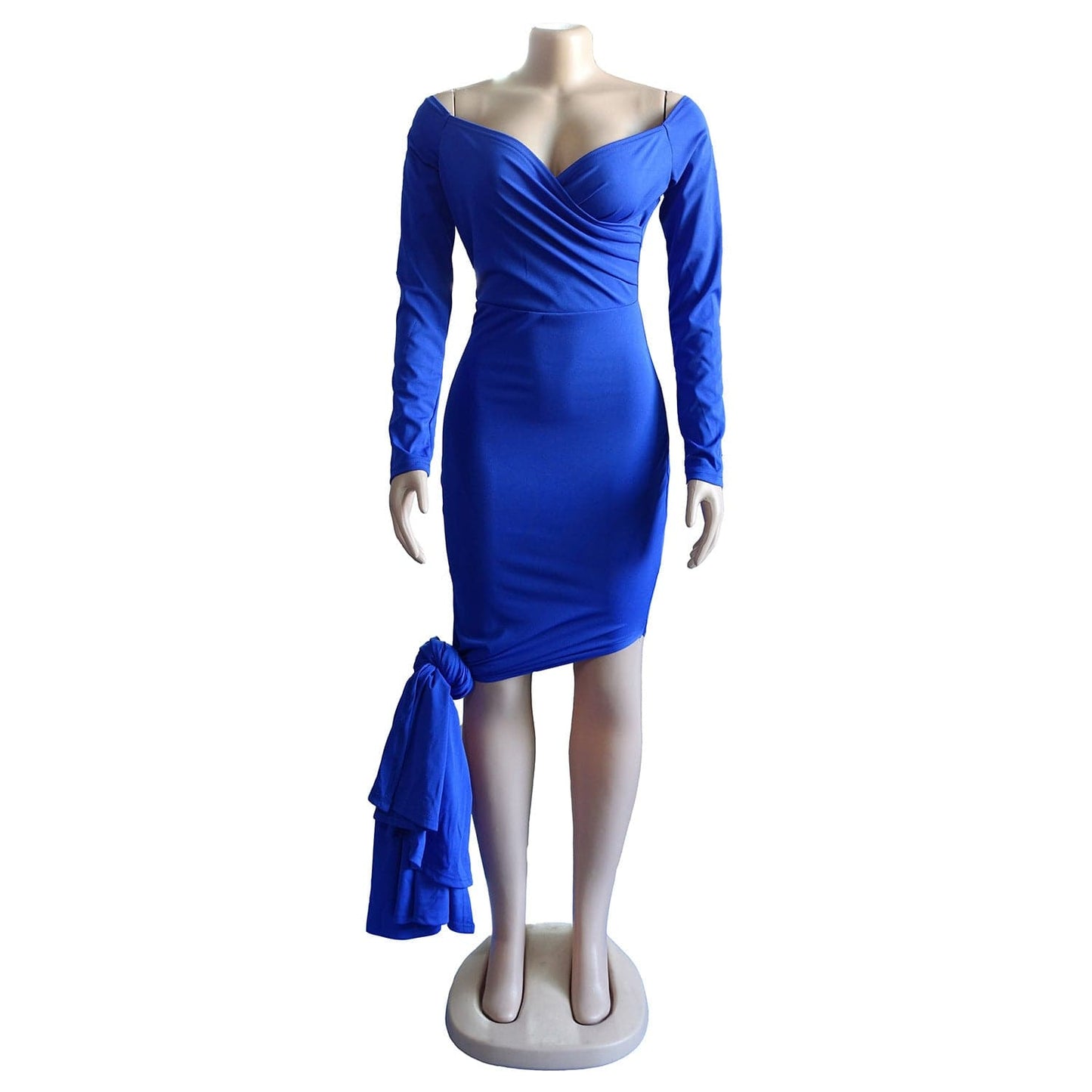eszy2find Nightclub v-neck dress Blue / 3XL Nightclub v-neck dress