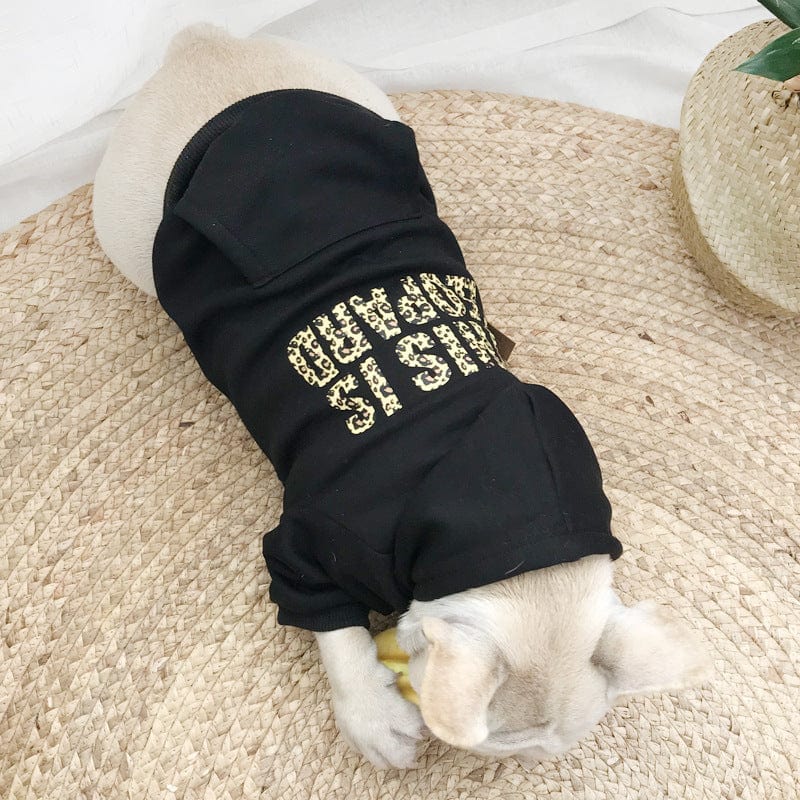 eszy2find pet clothing Black / S Warm Pet Clothing Plus Fleece Dog Sweater