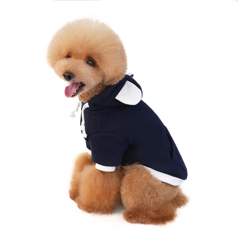 eszy2find pet clothing Blue / 2XL Pet Clothing Fleece Warm And Comfortable Dog Sweater