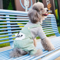 eszy2find pet clothing Green / XS Pet Dog Clothes Small Dog Thin Overalls Clothing Four Legged Clothes