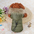eszy2find pet clothing Green / XS Pet  light and warm cotton clothing