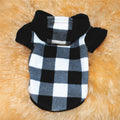 eszy2find pet clothing New black and white / L Pet Supplies Dog Winter Hooded Clothing Sweater