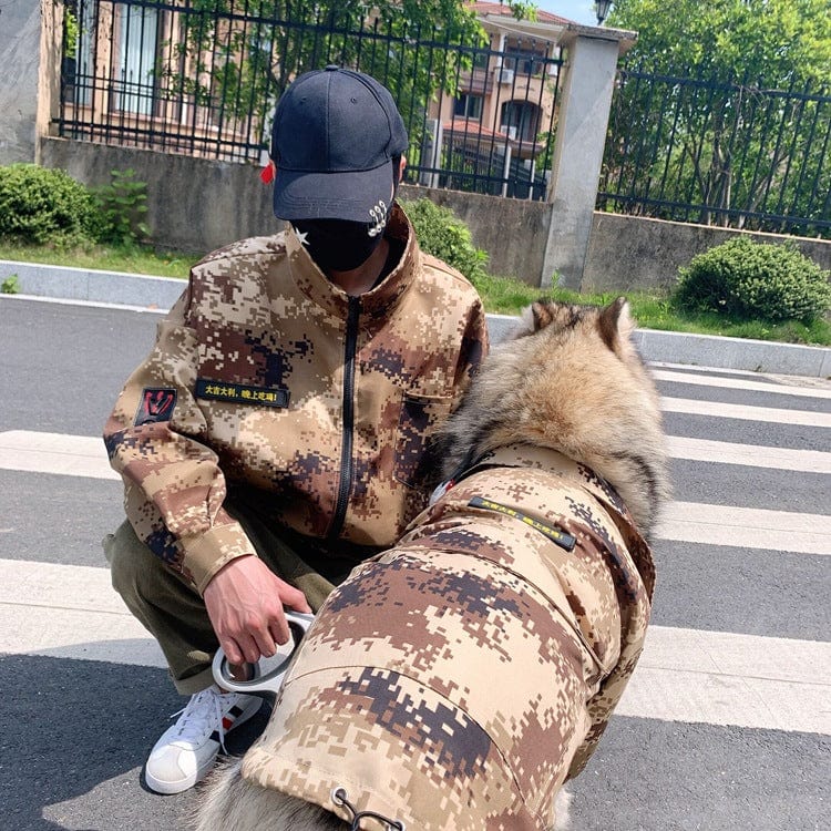 eszy2find pet clothing Pet custom outdoor camouflage clothing