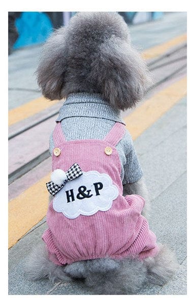 eszy2find pet clothing Pink / M Pet Dog Clothes Small Dog Thin Overalls Clothing Four Legged Clothes