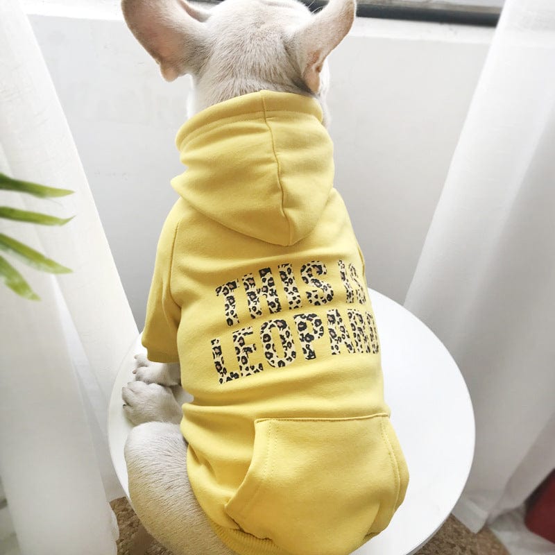 eszy2find pet clothing Yellow / 4XL Warm Pet Clothing Plus Fleece Dog Sweater