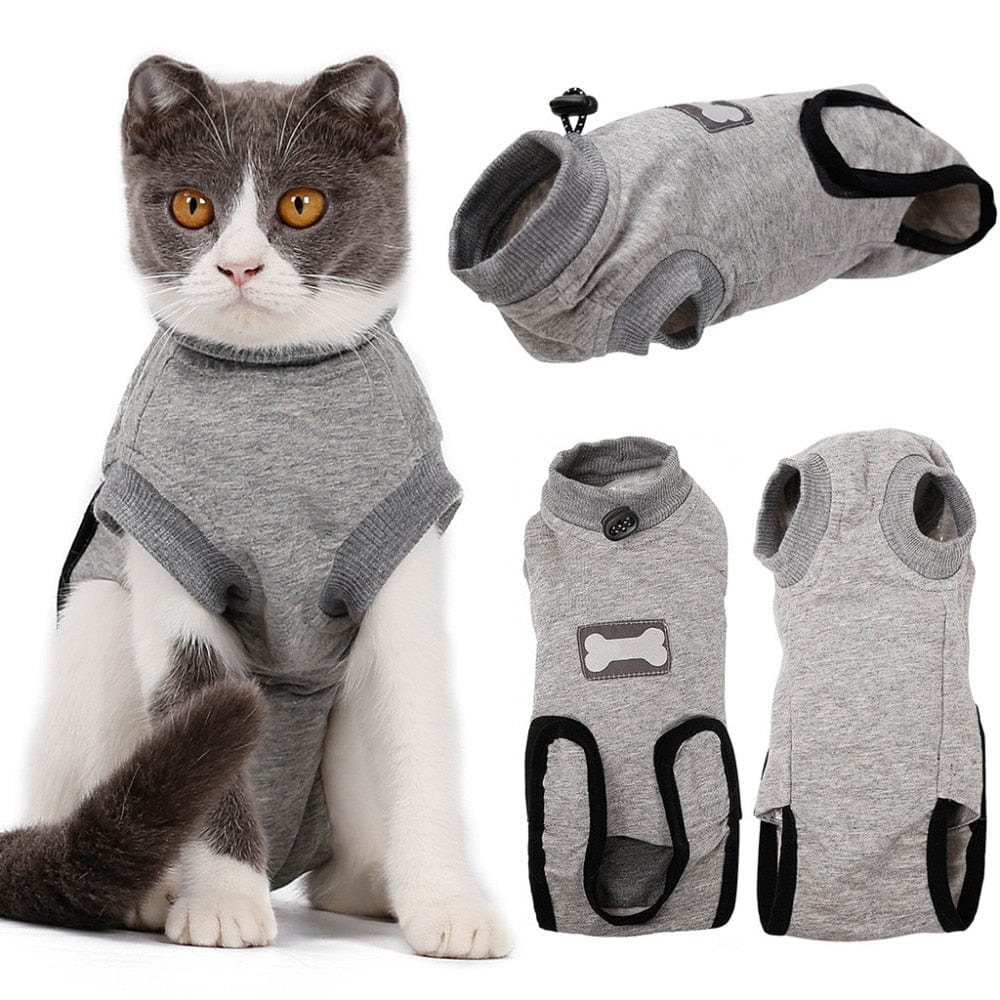 eszy2find remote control toy Pet Cat Recovery After Surgery Clothing Pet Wound Anti-mite Sterilization Suit pet products supplies &c