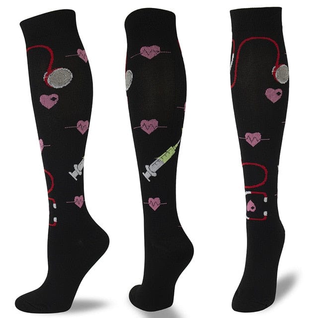eszy2find  Share | Wishlist | Report Ladies ru B / S M Ladies running stretch compression sports socks