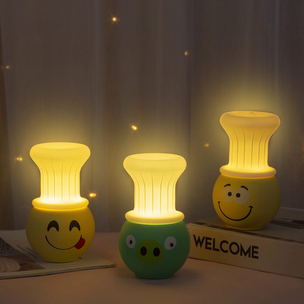 eszy2find Silicone Night Light Atmosphere Light Re Silicone Night Light Atmosphere Light Rechargeable Colorful Lights