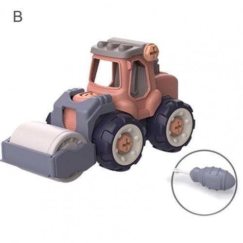 ezy2find 0 B Creative Minuature Truck Loading Unloading Plastic DIY Truck ToyAssembly Engineering Car Set Kids Educational Toy For Boy  Gifts