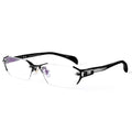 ezy2find 0 Black Glasses Frame Rimless Pure Titanium Glasses Frame Women