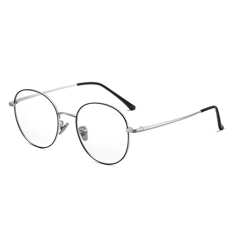 ezy2find 0 Blacksilverframe Eye protection plane non-prescription glasses