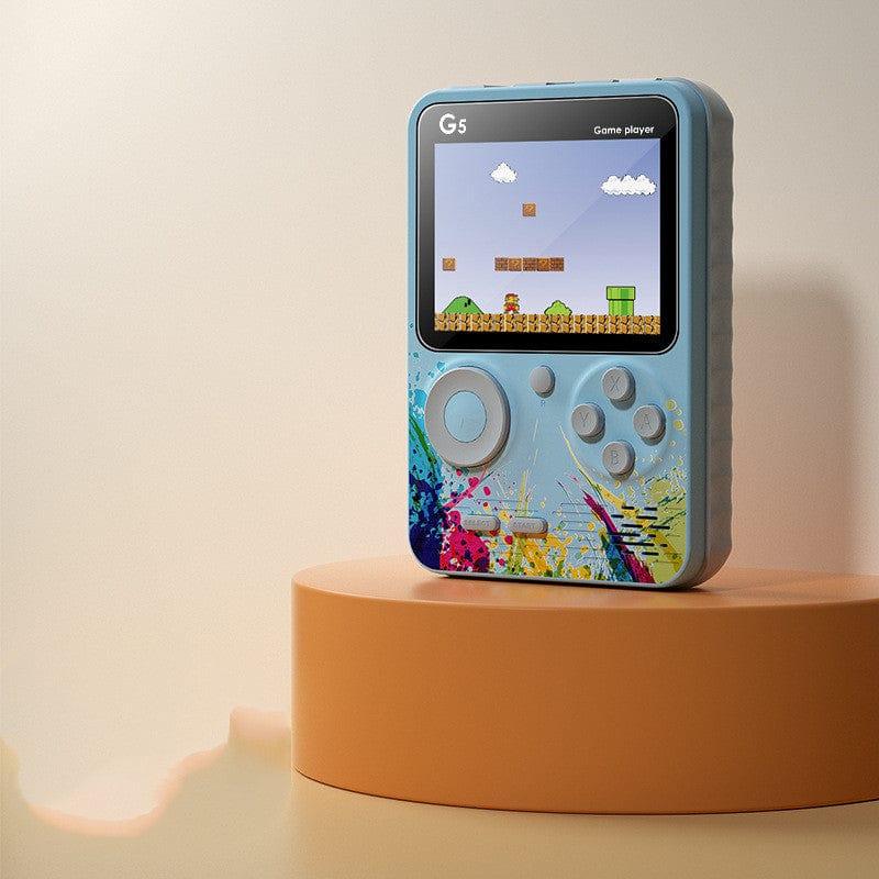 ezy2find 0 Blue / 2pcs Macaron Handheld Game Console Contra Mini Arcade