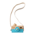 ezy2find 0 Blue  camera Let&#39;s Make 1pc Wooden Baby Toys Fashion Camera Pendant Montessori Toys For Children Wooden DIY Presents Nursing Gift Baby Block