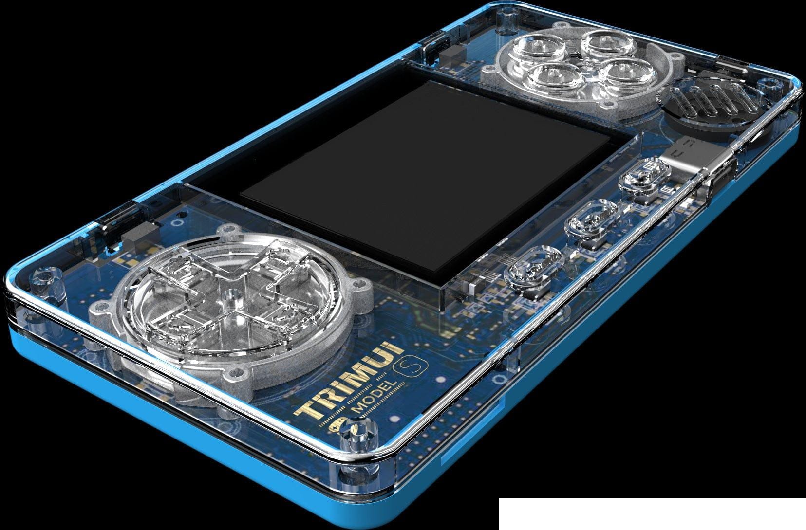 ezy2find 0 Blue Portable Creative Transparent Handheld Game Console