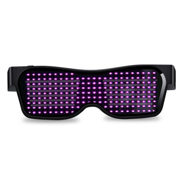ezy2find 0 Pink / Enhancedversion / USB Bengdi Glasses Glow Glasses Burst Flash