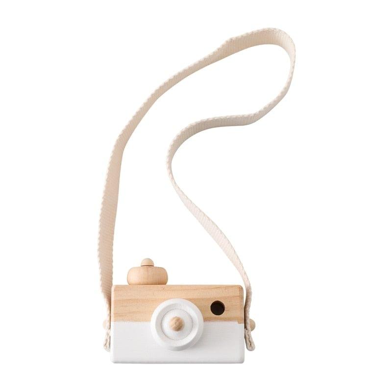 ezy2find 0 White camera Let&#39;s Make 1pc Wooden Baby Toys Fashion Camera Pendant Montessori Toys For Children Wooden DIY Presents Nursing Gift Baby Block