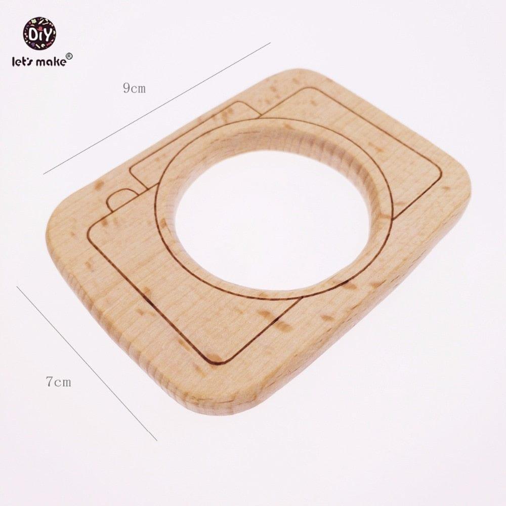 ezy2find 0 wood camera Let&#39;s Make 1pc Wooden Baby Toys Fashion Camera Pendant Montessori Toys For Children Wooden DIY Presents Nursing Gift Baby Block