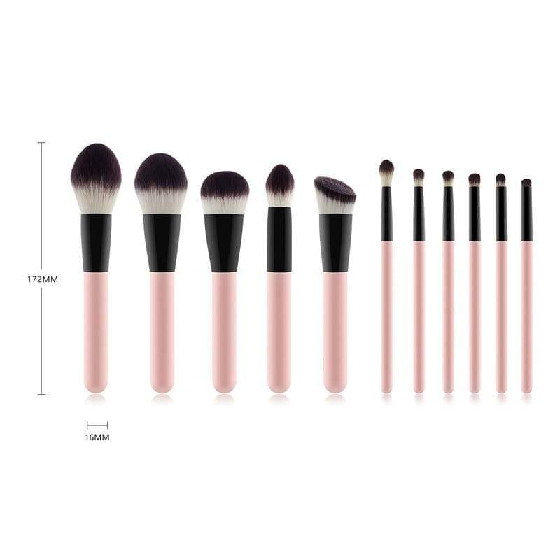 ezy2find 11 high-end makeup brushes Pink 11 high-end makeup brushes