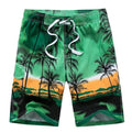 ezy2find 1701 green / M New Men&#39;s Beachwear Cool Board Shorts Quick Dry Watersport Swim Trunks Summer Beach Shorts M - 6XL Extra Large 10+ colors