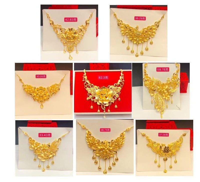 ezy2find 24K Pure Gold Necklace Real AU 999 HX 24K Pure Gold Necklace Real AU 999 Solid Gold Chain Brightly Simple Upscale Trendy Classic  Fine Jewelry Hot Sell New 2020