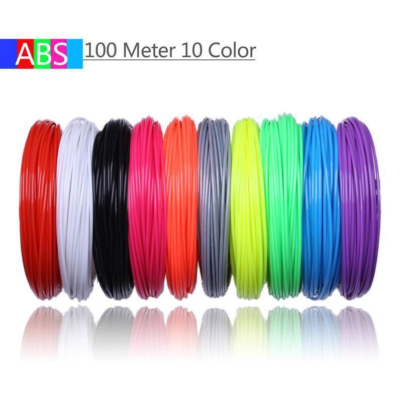 ezy2find 3D Pens 100m 10color ABS1 Special ABS consumables for 3D printing pen