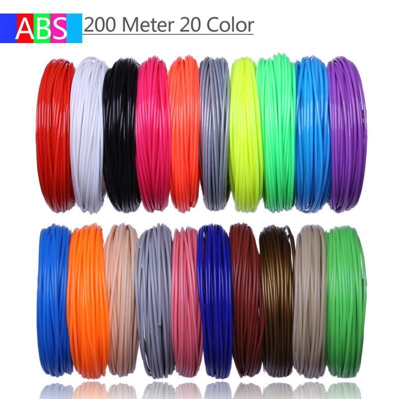 ezy2find 3D Pens 200m 20color ABS Special ABS consumables for 3D printing pen