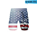 ezy2find 3d-st66 / XXL Skull Eagle USA Flag 3D Board Shorts Trunks Summer New Quick Dry Beach Swiming Shorts Men Hip Hop Short Pants Beach clothes