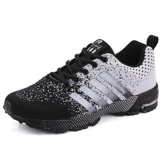ezy2find 8702black gray / 37 New 2019 Men Running Shoes Breathable Outdoor Sports Shoes Lightweight Sneakers for Women Comfortable Athletic Training Footwear